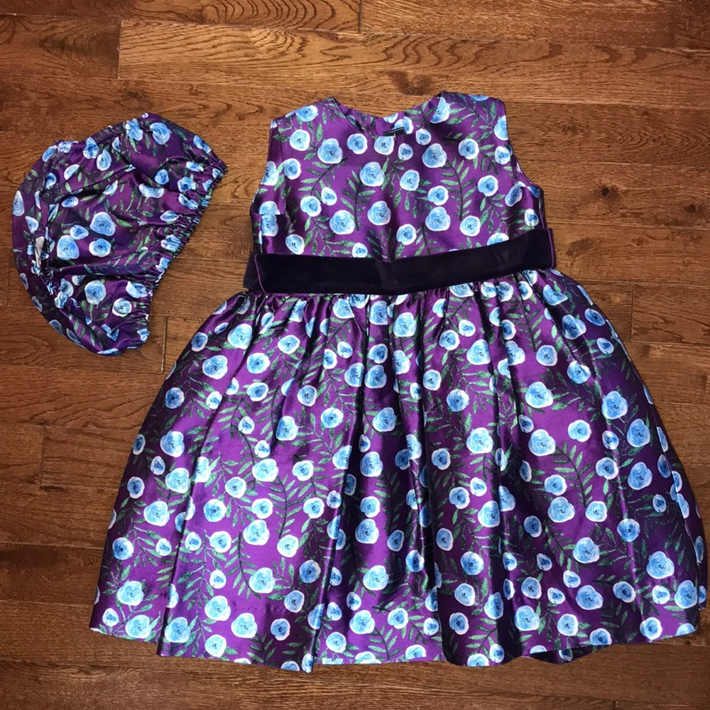 Oscar de la Renta Floral Silk Dress